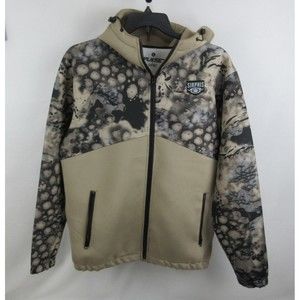 Pulse by Sirphis Men's Hooded Jacket with Two Front Zip Pockets Size Large